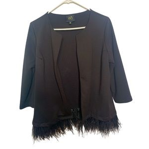 W5 Feather Hem Dressy Jacket